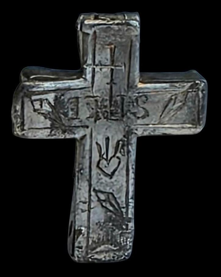 16de eeuws zilveren professiekruis, Antiek en Kunst, Antiek | Religieuze voorwerpen, Verzenden