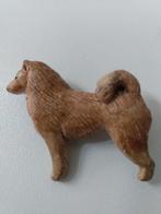 Broche hond, Overige materialen, 4 tot 7 cm, Gebruikt, Bruin
