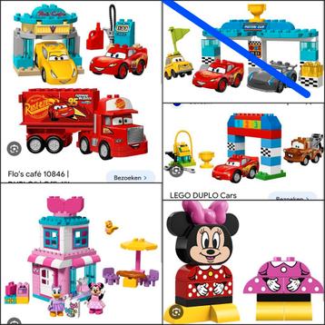 Duplo sets Minnie en Cars  beschikbaar voor biedingen