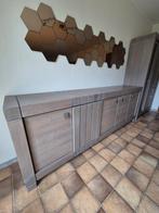 Massieve houten meubelset – dressoir, tv-meubel, kolomkast &, Ophalen