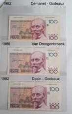 3 x 100 frank Beyaert in Zeer Fraai, Postzegels en Munten, Bankbiljetten | België, Verzenden, Los biljet