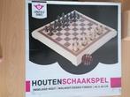 Houten schaakbord, Hobby en Vrije tijd, Ophalen, Nieuw