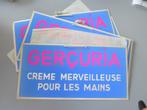 Gercuria Creme Merveilleuse pour les Mains Reclame bord, Verzamelen, Verzenden, Zo goed als nieuw, Reclamebord