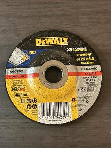 Dewalt Extreme Runtime 125mm x 6mm Doorslijpschijf Metaal beschikbaar voor biedingen