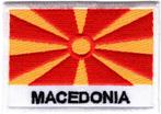 Macedonië stoffen opstrijk patch embleem, Verzenden, Nieuw