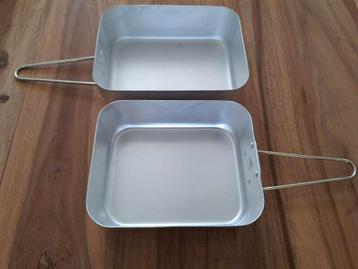 Nieuw set Camping aluminium kookgerei / gamelle / pannenset/