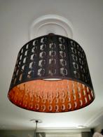 Grote lampenkap met lamp en armatuur 59cm, Ophalen, Zo goed als nieuw