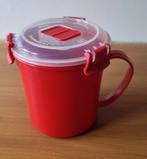 Sistema soepbeker 656ml, Ophalen of Verzenden, Zo goed als nieuw, Rood, Beker of Kan