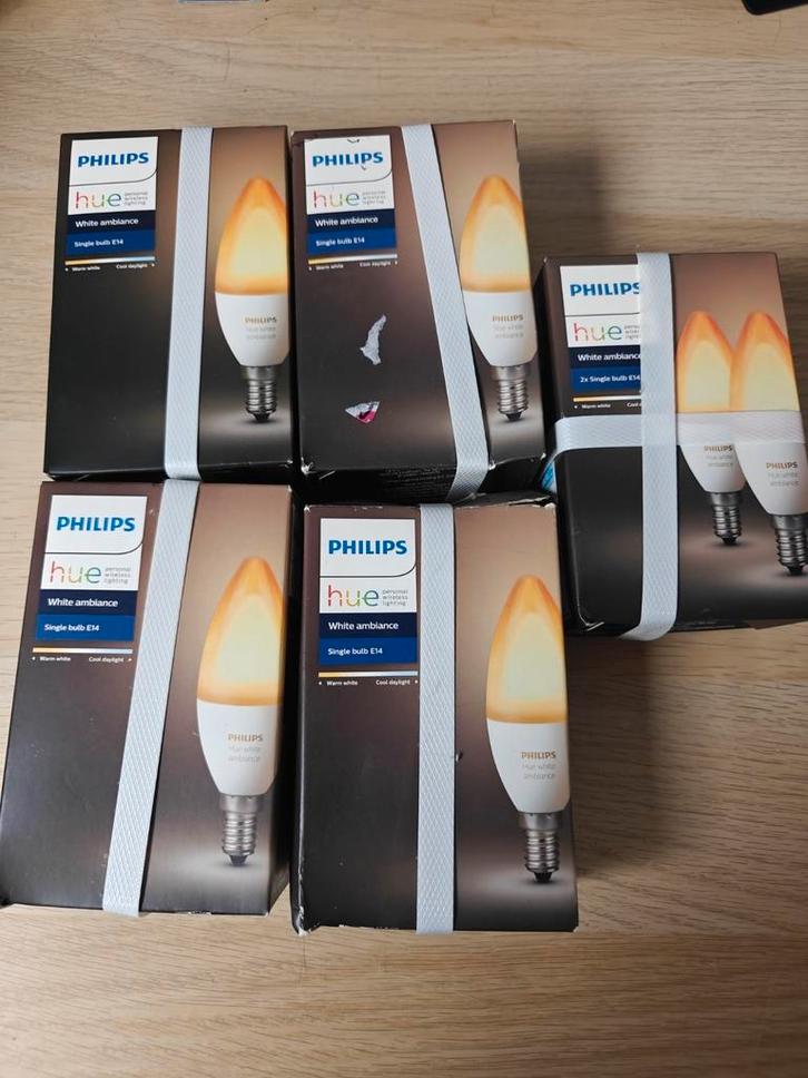 Philips Hue E14 White Ambiance Smartlight, Huis en Inrichting, Lampen | Losse lampen, Nieuw, Overige typen, Ophalen of Verzenden