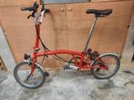 Brompton rouge H6L excellent état, Brompton, 14 tot 16 inch, Versnellingen, Ophalen of Verzenden