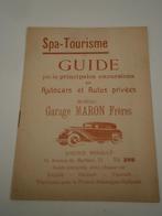 Ancien Guide touristique SPA, Livres, Enlèvement ou Envoi, Benelux, Guide ou Livre de voyage