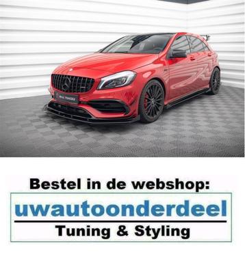 Maxton Design Spoiler Splitter Lip Mercedes A45 AMG Aero