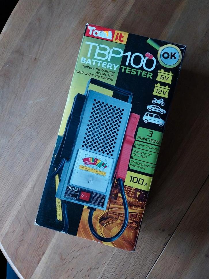Testeur de batterie 6 V/12 V, 100 ampères, Autos : Divers, Produits d'entretien, Enlèvement ou Envoi