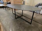 Ovale tafel Cyriel met keramiek blad 220x120x77H, Huis en Inrichting, Ophalen, Nieuw, Ovaal