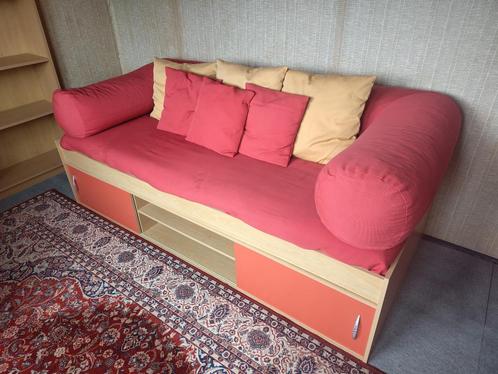 studeerkamer / slaapkamer met meubels, Huis en Inrichting, Slaapkamer | Complete slaapkamers, Gebruikt, Eenpersoons, Ophalen