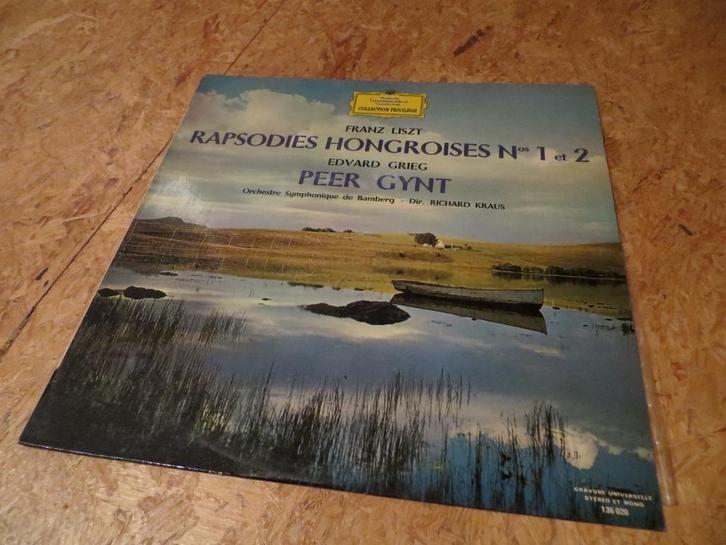 LP VINYL - Franz Liszt / Edvard Grieg Hongaarse Rapsodies, Cd's en Dvd's, Vinyl | Klassiek, Gebruikt, Romantiek, Overige typen