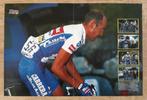 Poster Marco Pantani (Tour De France 1994), Verzamelen, Sportartikelen en Voetbal, Zo goed als nieuw, Poster, Plaatje of Sticker
