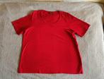 T-shirt - Rood - MarCollection - Maat 54 - Dames - €3, Kleding | Dames, Gedragen, MarCollection, Shirt of Top, Ophalen of Verzenden