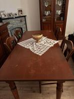 Set in merisier, Huis en Inrichting, Ophalen, Gebruikt, 4 tot 6 stoelen