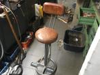 Vintage barkruk met pedalen als voetsteun, Ophalen of Verzenden