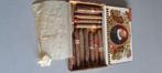 Ancienne boîte à cigares en bois avec vieux cigares, Collections, Articles de fumeurs, Briquets & Boîtes d'allumettes, Enlèvement