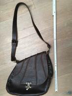 Natuurlederen handtas, Handtassen en Accessoires, Tassen | Damestassen, Ophalen, Nieuw, Bruin, Handtas