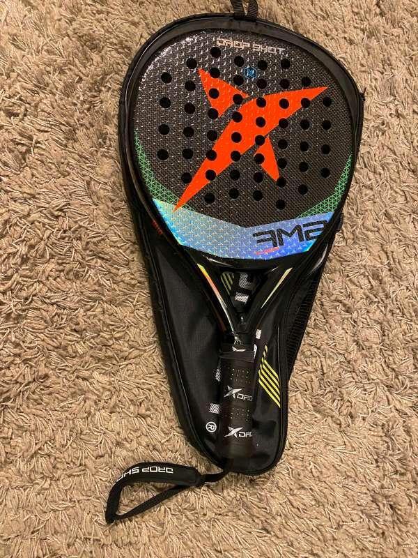 Drop Shot Allegra - Padelracket - Zwart/Oranje, Sports & Fitness, Padel, Comme neuf, Raquette de padel, Enlèvement