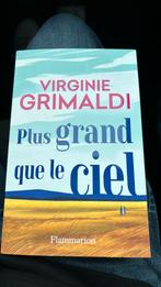 Roman Virginie Grimaldi Plus grand que le ciel, Neuf