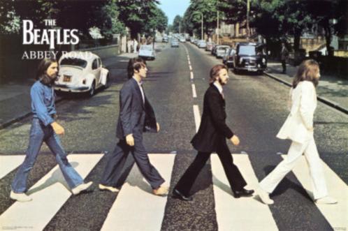 Reclamebord van Beatles on Abbey Road in reliëf -30x20 cm, Collections, Marques & Objets publicitaires, Neuf, Panneau publicitaire