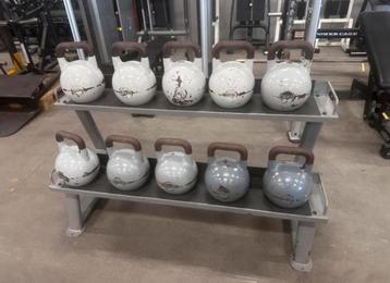Competitie Kettlebells 8kg t/m 24kg + Opbergrek beschikbaar voor biedingen