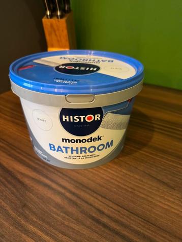 Histor Badkamerverf monodek wit beschikbaar voor biedingen