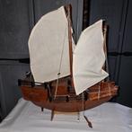 Zeer mooie houten zeilboot H48cm, Hobby en Vrije tijd, Ophalen of Verzenden