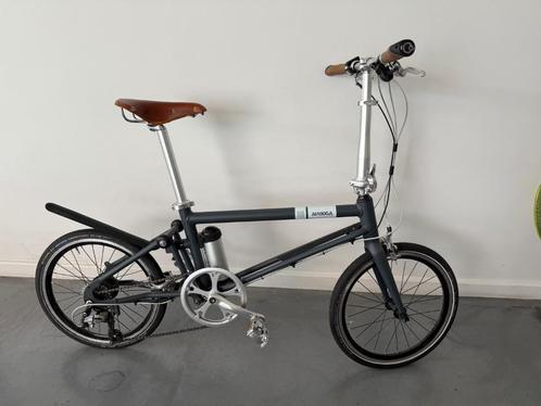 Ahooga 24V hybride charcoal, Fietsen en Brommers, Fietsen | Vouwfietsen, Zo goed als nieuw, Dames, Overige merken, 20 inch of meer