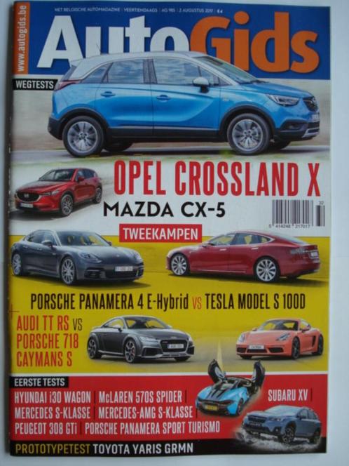 AutoGids 985 Tesla Model S Audi TT RS Yaris GRMN Porsche 718, Boeken, Auto's | Folders en Tijdschriften, Zo goed als nieuw, Algemeen