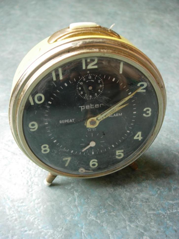 Vintage reisklok, Antiek en Kunst, Antiek | Klokken, Ophalen of Verzenden