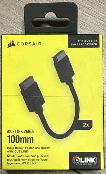 Corsair iCUE LINK 2x kabel 100mm beschikbaar voor biedingen