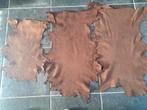 Ruim vierkante meter bruin geitenleder lot 3, Ophalen of Verzenden, Zo goed als nieuw, Bruin