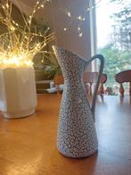 Jasba vaas/germany/ jr 60..70/wit/zwart cortina/krimpglazuur, Ophalen of Verzenden, Wit