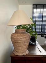rotan lamp, Huis en Inrichting, Lampen | Tafellampen, Minder dan 50 cm, Gebruikt, Ophalen