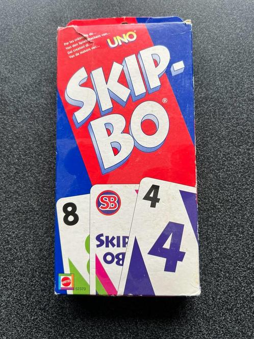 UNO Skip-Bo kaartspel van Mattel, Hobby en Vrije tijd, Gezelschapsspellen | Kaartspellen, Zo goed als nieuw, Een of twee spelers