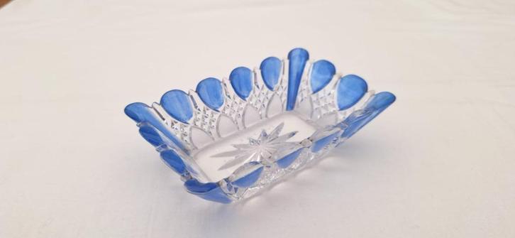 Petit plat en cristal Val-Saint-Lambert, Antiek en Kunst, Antiek | Glaswerk en Kristal, Ophalen of Verzenden