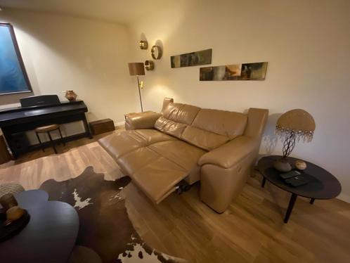 Zeer degelijke en kwaliteitsvolle lederen relaxzetel, Huis en Inrichting, Zetels | Complete zithoeken, Gebruikt, Leer, Ophalen