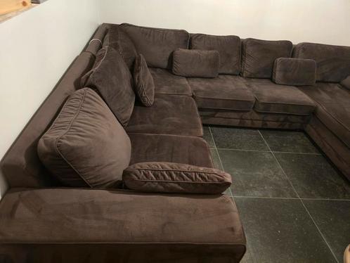 Salon d'angle, Huis en Inrichting, Zetels | Zetels, Zo goed als nieuw, Hout, Ophalen
