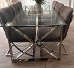 glas tafel, Huis en Inrichting, Ophalen, Zo goed als nieuw