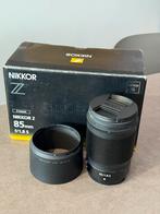 Nikon Nikkor Z 85mmF/1.8S, Audio, Tv en Foto, Foto | Lenzen en Objectieven, Zo goed als nieuw