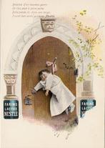 tres ancienne carte publicitaire farine Nestlé parfait état, Foto, Ophalen of Verzenden, Zo goed als nieuw, Voor 1940