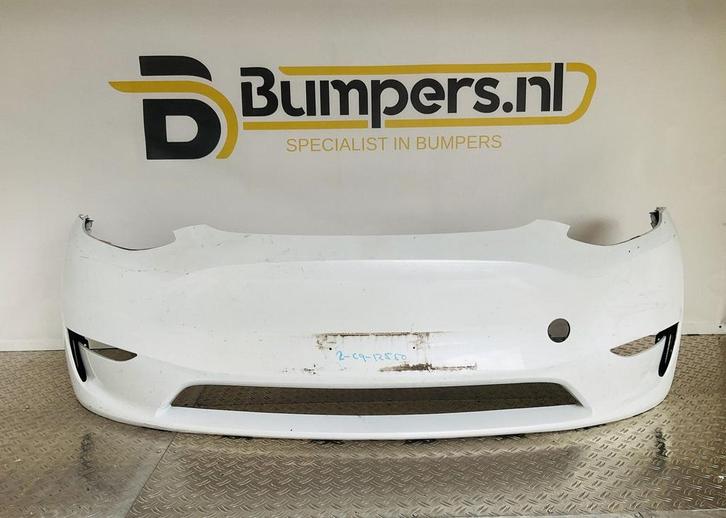 BUMPER Tesla Model Y 2020-2024 1540100-06-C VOORBUMPER 2-C9-, Auto-onderdelen, Carrosserie, Bumper, Voor, Gebruikt, 6 maanden garantie