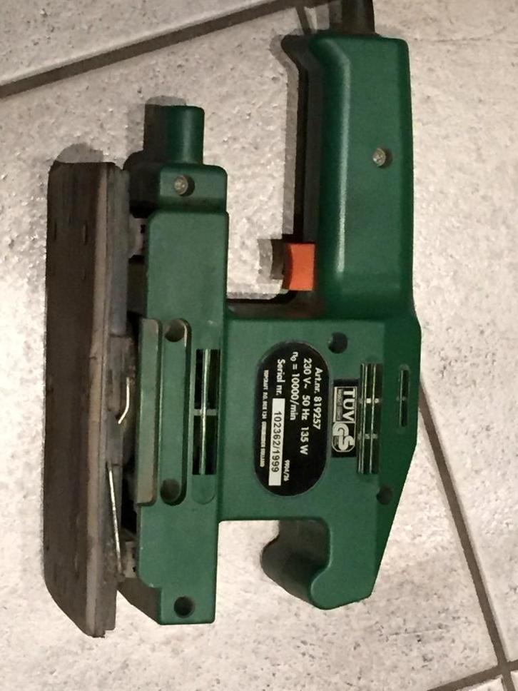 vlakschuurmachine Topcraft , driehoekschuurmachine Kinzo, Doe-het-zelf en Bouw, Gereedschap | Schuurmachines, Gebruikt, Vlakschuurmachine