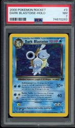 Dark Blastoise Holo PSA 7 - 3/82 - Team Rocket 2000, Comme neuf, Foil, Cartes en vrac, Envoi