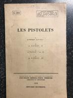 Reglement ABL Belgisch leger les pistolets 1959, Ophalen of Verzenden, Landmacht, Boek of Tijdschrift